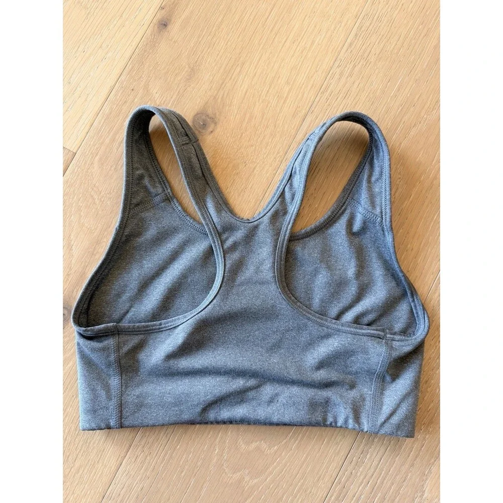Nike Dri Fit Women's Sport Yoga Running Gray Bra Top Size Small S